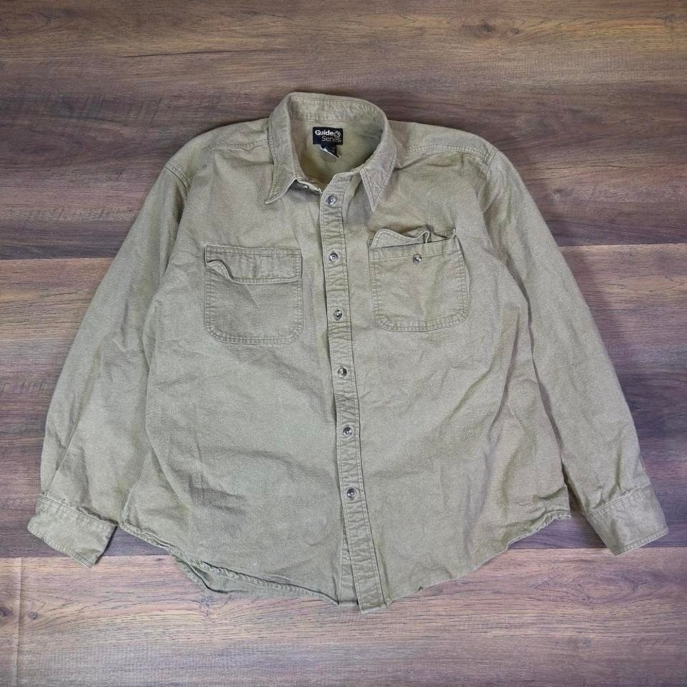 Guide Series Tan Heavyweight Button Up‎ Shirt